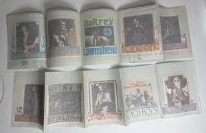 Vintage 70s Music Band Iron On Transfers  (10) Queen, Zeppelin, Elton John - Picture 1 of 11