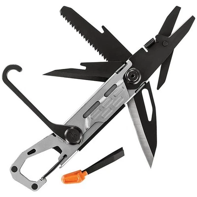 Gerber Stake Out Multitool mit Edelstahlwerkzeugen und Aluminiumgriff, silber - Bild 1 von 4