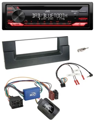 JVC CD DAB USB Bluetooth Lenkrad Autoradio für BMW 5er E39 1996-2004 Aktivsystem - Bild 1 von 4