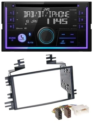 JVC MP3 USB 2DIN DAB Bluetooth CD Autoradio für Kia Rio Rio5 Sportage Hyundai Ac - Bild 1 von 4