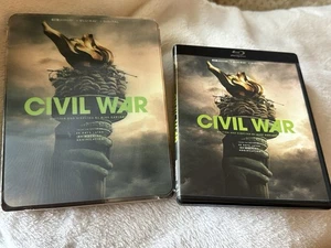 CIVIL WAR 4K UHD + Blu-ray Exclusive Lenticular Slipcover Amazon Rare Limited - Picture 1 of 5
