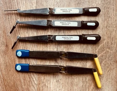 Lote de 5 herramientas de eliminación Daniels DMC DRK225-22; DRK223-22, Astro ATR 2112 Foto 1 de 2