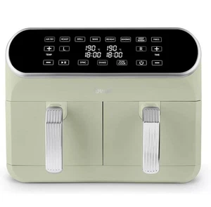 Swan Dual Basket Air Fryer - Retro, 8 l, 1,7 kW, grün, SD10519G - weniger Fett - UK Sale - Bild 1 von 5