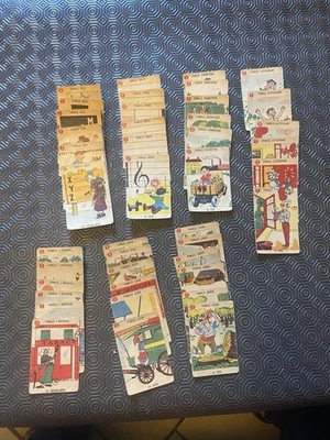 Jeu Des 7 Famille Ancien Complet 1 Carte Déchiré( 1920-1930 ) - Photo 1/4