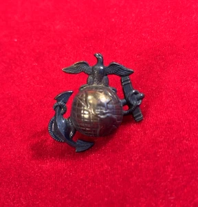 FANTASTISCHE INDIANERKRIEGE ÄRA CA 1880 U.S. MARINE HUT ABZEICHEN - Bild 1 von 6