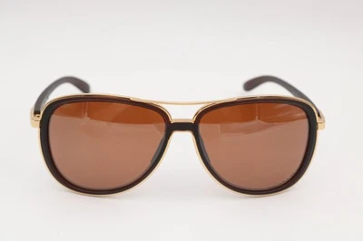 Oakley Split Time Gold Aviator OO4129-2258 Polarized Sunglasses 58-13-133 - Image 1 of 4