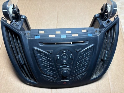 2013-19 FORD ESCAPE AM/FM RADIO CD CONTROL PANEL W/ AC VENTS OEM - Image 1 of 2