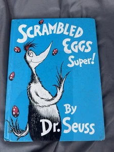 Dr Seuss Scrambled Eggs Super Vintage Hardcover Book Out Of Print "Banned" - Bild 1 von 4