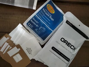 Lot 17 Bags & 1 Motor Filter Oreck XL Buster B Vacuum Cleaner Bags - Picture 1 of 4