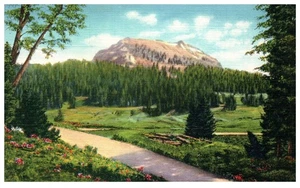  Postal de colección Two Ocean Mountain Wind River Range Wyoming View - Imagen 1 de 2