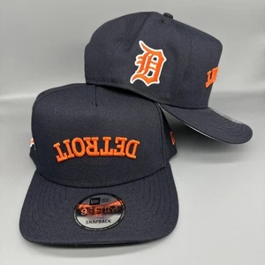 Detroit Tigers New Era Upside Down 9FIFTY A-Frame Snapback Curve Blue Cap Mütze - Bild 1 von 9