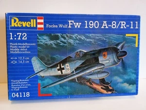 Revell Focke Wulf Fw 190 A-8/R11 1/72 Scale Model Kit #04118. Contents Sealed. - Picture 1 of 11