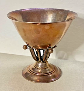 Georg Jensen # 17A 1945 Sterling Compote Footed Bowl, Denmark, by Johan Rohde - Picture 1 of 10