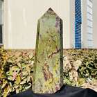 3200G Natural Dragon Blood Stone Quartz Crystal Obelisk Wand Point Reiki Healing