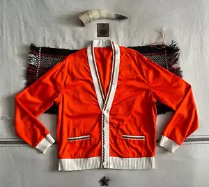 Levi's LVC Jacke XL 50s Rockabilly Cardigan Orange Yosuke Mantel Neu Neu ohne Etikett Selten - Bild 1 von 20