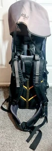 JACK WOLFSKIN Watchtower Pro zaino porta bambini bambino cappuccio Akela + copertura antipioggia - Foto 1 di 12