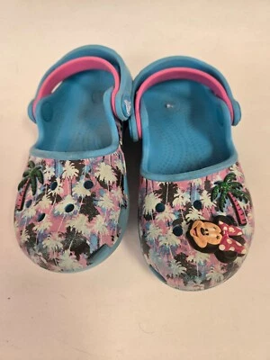 Crocs Karin Mary Janes Niño Pequeño Talla 9 Palmeras Jibbitz Lavable Comodidad Foto 1 de 4
