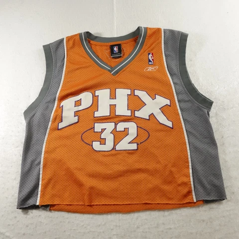 Pheonix Suns Jersey Mens XL Orange Gray Stoudemire #32 Reebok Athletic FLAW Cover