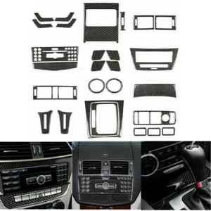 Carbon Fiber Car Interior Trims For Mercedes Benz W204 C Class C250 300 C350 C63 - Picture 1 of 13