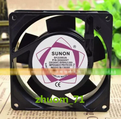 1PC SUNON SF23092A 2092HST 9225 220-240V 0.06A cooling fan - Image 1 of 2