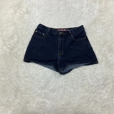 Zana di джинсы подростков размер 7 Jean короткие шорты темно стирка 90-х Y2K джинсовой ткани синий  - Изображение 1 из 4