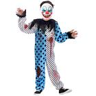 Scary Killer Clown Costume for Boys - Halloween Fancy Dress, Jester Style