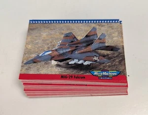 Galoob Micro Machines Promo 50x Trading Cards Military unbenutzt in weißer Box - Bild 1 von 2