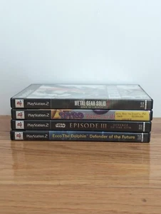 Sony PS2 Game Lot MGS 2 Spyro Star Wars Ecco The Dolphin Playstation Metal Gear - Picture 1 of 1