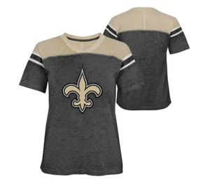 Camisa Outerstuff Youth Girls Gris New Orleans Saints - Imagen 1 de 3