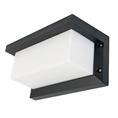 Grafner Wandleuchte Außenleuchte Terrasse Gartenlampe Anthrazit Aluminium E27 - Bild 1 von 4