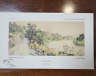 Paul Sawyier Lithograph “Old River Road” #2187/6000 Numbered COA 9.25" x 5.5"