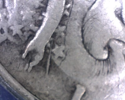 1923 S Walking Liberty Half PCGS Certified VF25 Error Extra Metal Between I & B - Image 1 of 4