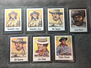 1966 Leaf Good Guys Bad Guys 7 Card Lot # 56 ,17 ,62 38,39 Good Condition 3803 - Picture 1 of 2