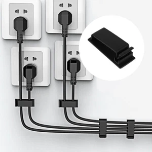 20 Pcs Cable Fixing Seat Data Holder Storage Organizer Charging Cord - Photo 1/10