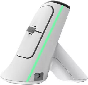 DeLUX wiederaufladbare kabellose vertikale Maus, ergonomische Maus - Bild 1 von 6