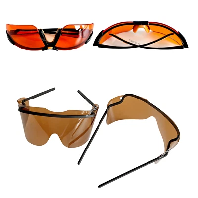 Gafas de protección dental blanqueamiento LED UV luz azul gafas de curado naranja Foto 1 de 4