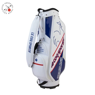 Carro de golf Le Coq Sportif para hombre bolsa 9 x 47" 6 vías 2025 nuevo ligero blanco/azul marino Foto 1 de 4