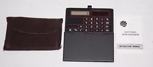 Heath and Co. Mini Light Power Solar Calculator w/ Carrying Pouch & Instructions - Bild 1 von 5
