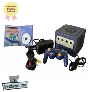 Consola Nintendo GameCube Violeta Enjoy Plus Pack con una caja probada NTSCJ - Imagen 1 de 7