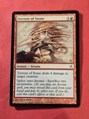 2005 Magic The Gathering Betrayers of Kamigawa #119 Torrent of Stone, C, NF, cd3 - Image 1 of 3