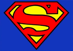 Calamita fotografica LOGO SUPERMAN @ 3"x5" - Foto 1 di 3