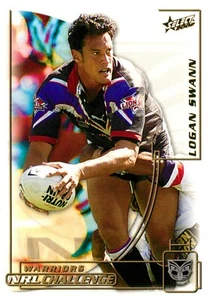 2002 NEW ZEALAND WARRIORS NRL Card LOGAN SWANN - Picture 1 of 2
