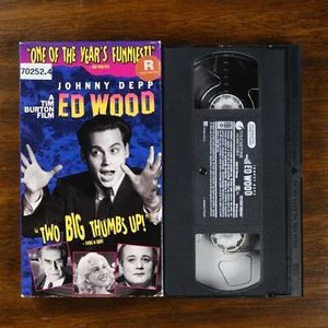 Ed Wood (1994) - VHS Comedy - Johnny Depp Tim Burton - GREAT CONDITION - Picture 1 of 8