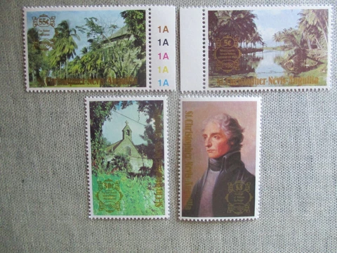 St.Kitts and Nevis, Scott#397-400, MNH Cover