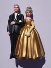 Wilton 50th Golden Anniversary Wedding Cake Topper Gray Hair Couple Vintage
