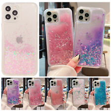 Bling Floating Liquid Glitter Silicone Case Cover For iPhone 15 Pro Max 14 13 12