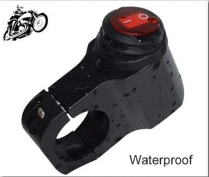 1" 25mm Motorcycle On/Off Switch Headlight-Hazard-Fog RED LED Indicator Light - Picture 1 of 4