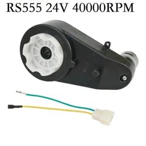 24V 40000RPM Elektro Motor Getriebe Für Kinder Fahren Auf Auto Spielzeug Teile - Picture 1 of 4
