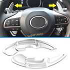 Silver Steering Wheel Paddle Shifter Extension For Lexus GS RX 200t 300 350 450h