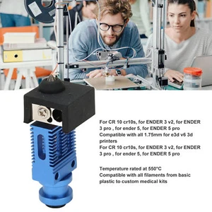 3D Printer Hotend Kit for CR 10 CR10s for Ender 3 V2 for Ender 3 Up to 550℃ High - Afbeelding 1 van 12